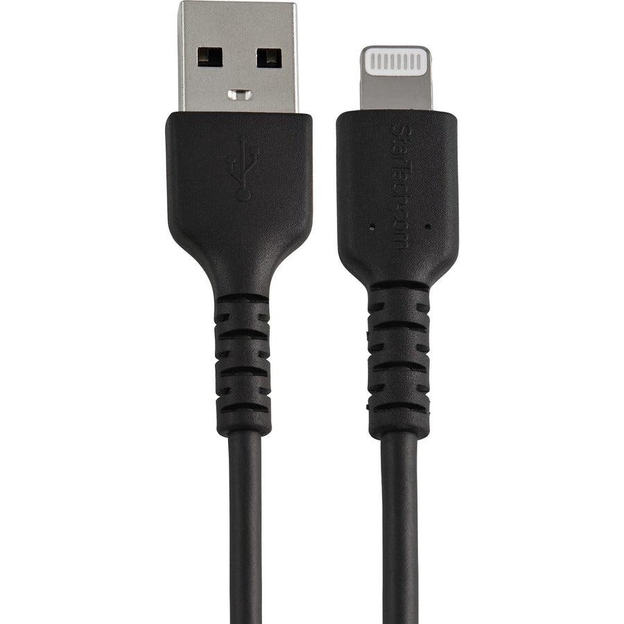 Startech.Com 30Cm Durable Usb A To Lightning Cable - Black Usb Type A To Lightning Connector