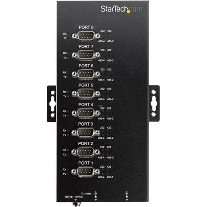 Startech.Com 8 Port Serial Hub Usb To Rs232/Rs485/Rs422 Adapter - Industrial Usb 2.0 To Db9 Serial