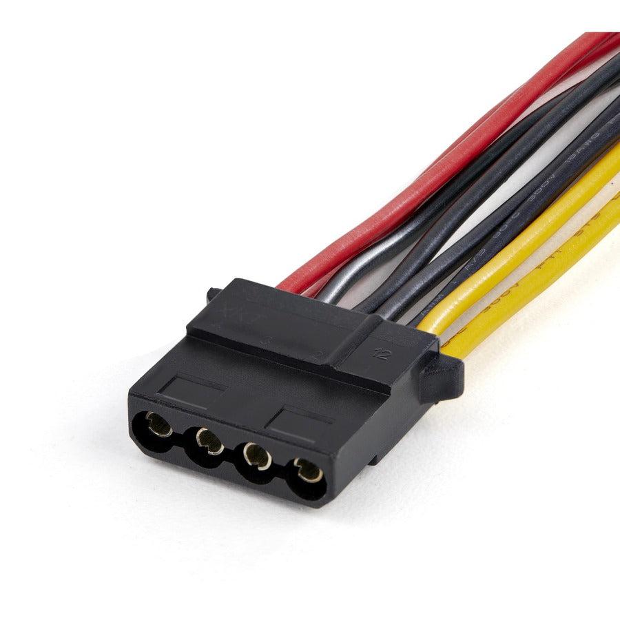 Startech.Com Dual Sata To Lp4 Power Doubler Cable Adapter – 2 Sata To 4 Pin Lp4 Internal Pc