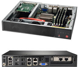 Supermicro Sys-E300-9A-4C Server Barebone Intel Soc Black