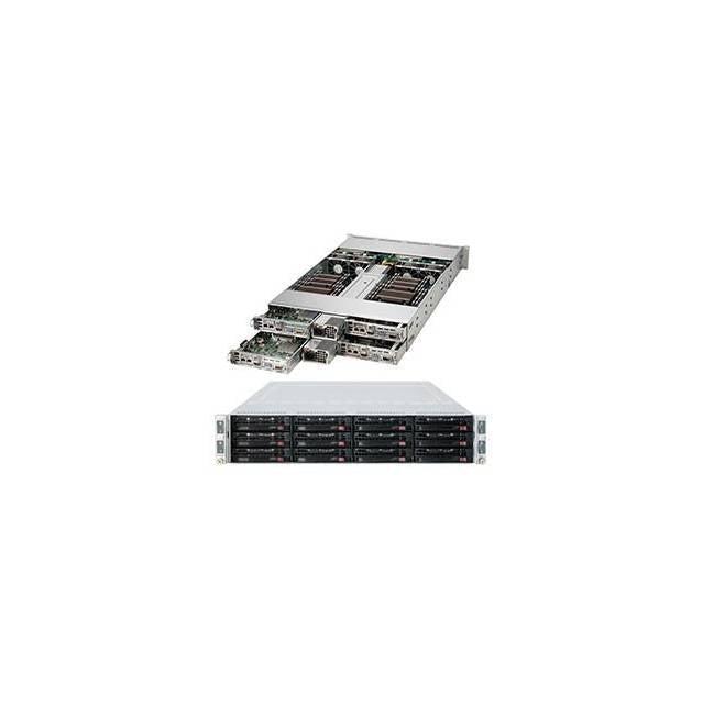 Supermicro Superserver Sys-6027Tr-Htrf+ Dual Lga2011 1620W 2U Rackmount Server Barebone System (Black)