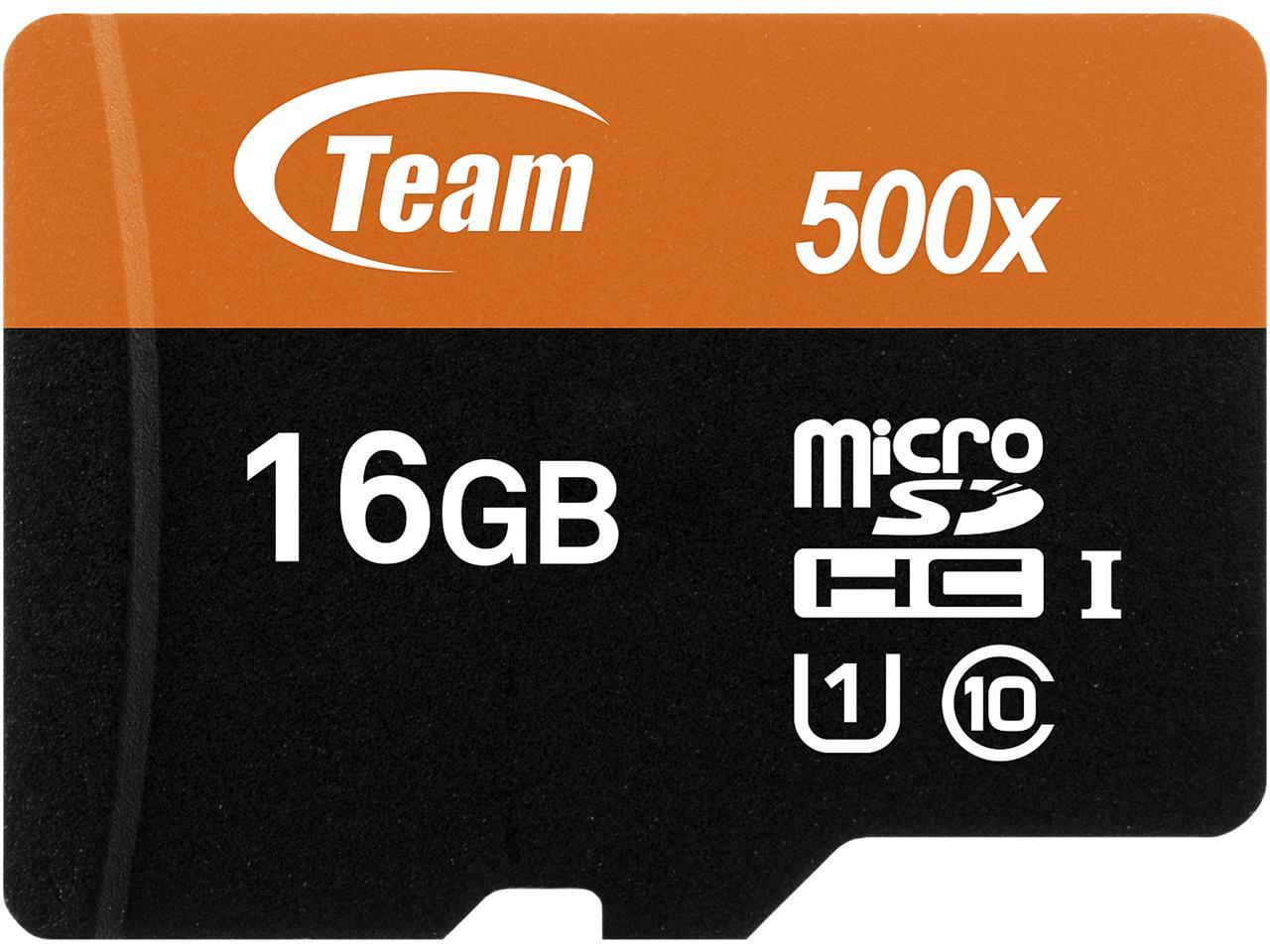 Carte mémoire Team 128 Go Microsdxc Uhs-I/U1 classe 10 avec TUSDH16GUHS03 –  TeciSoft