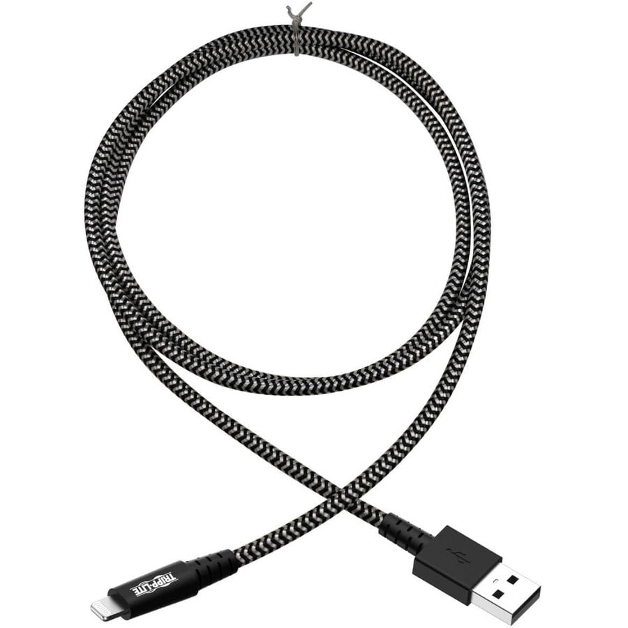 Tripp Lite M100-010-Hd Heavy-Duty Usb-A To Lightning Sync/Charge Cable, Mfi Certified - M/M, Usb 2.0, 10 Ft. (3.05 M)