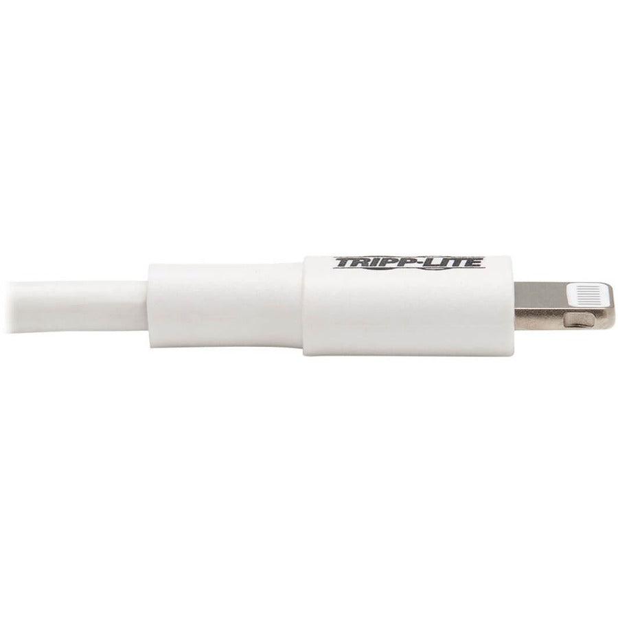 Tripp Lite M102-003-Wh Usb-C To Lightning Sync/Charge Cable (M/M), Mfi Certified, White, 3 Ft. (0.9 M)