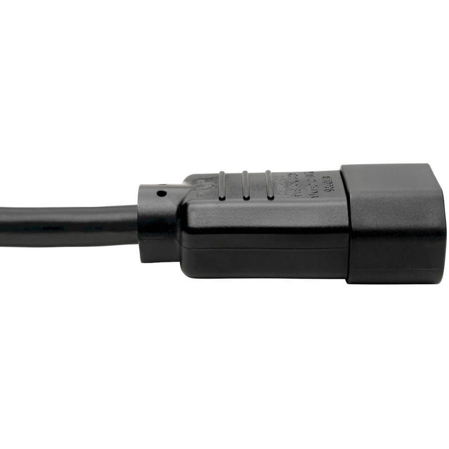 Tripp Lite P018-006 Power Cord C14 To C15 - Heavy-Duty, 15A, 250V, 14 Awg, 6 Ft. (1.83 M), Black