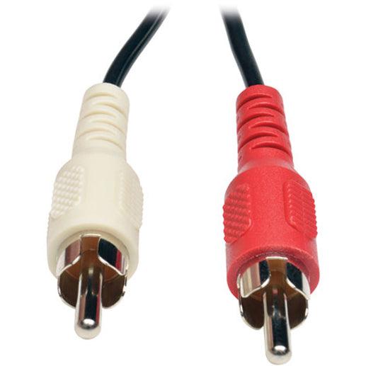 Tripp Lite P316-06N 3.5 Mm Mini Stereo To Rca Audio Y Splitter Adapter Cable (F/2Xm), 6 In. (15.2 Cm)