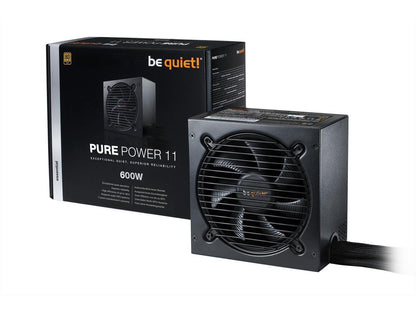 Be Quiet! Pure Power 11 600W 80 Plus Gold Atx12V V2.4 & Eps12V V2.92 Power Supply W/ Active Pfc (Black)