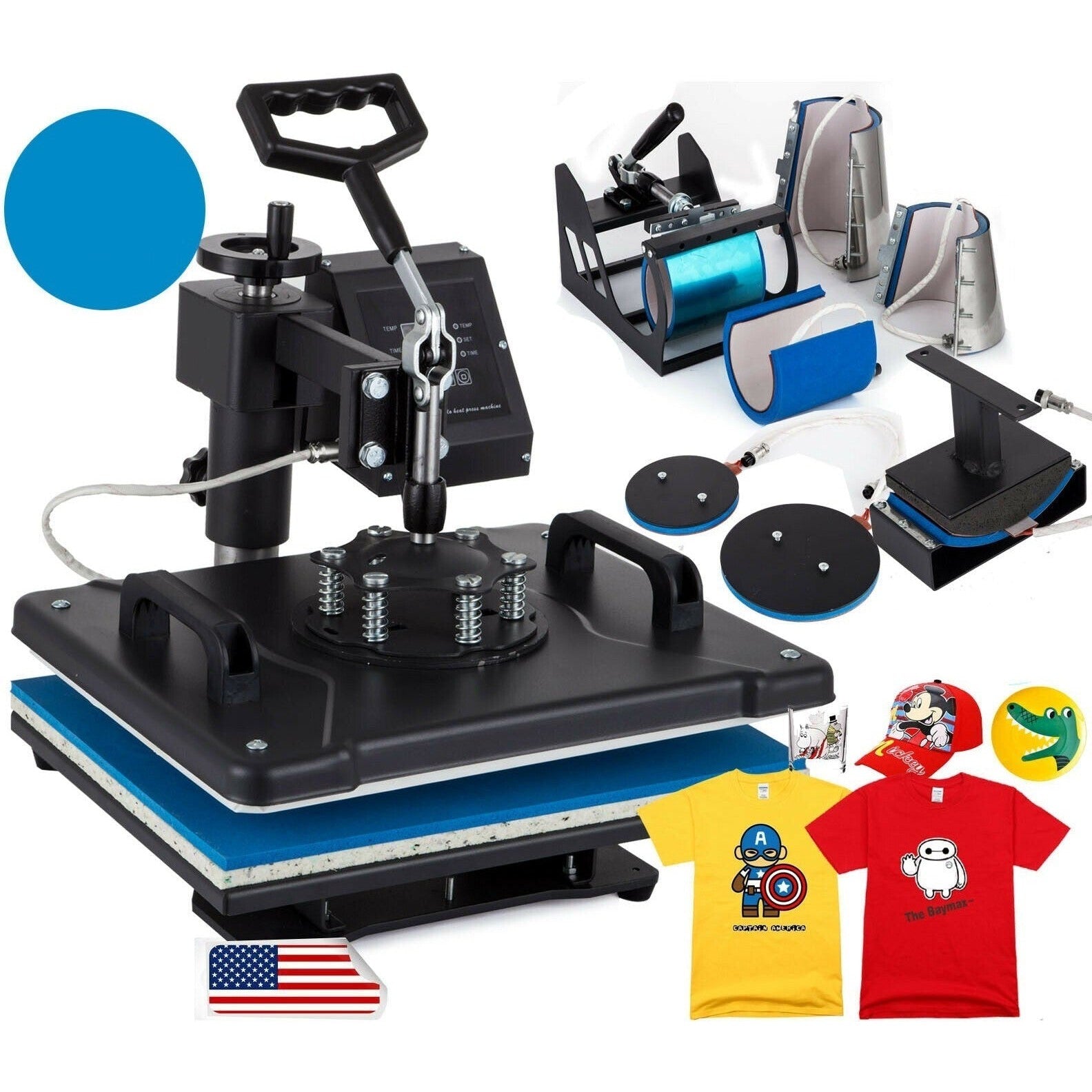 Multifunction in 8 in 1 Heat Press Machines