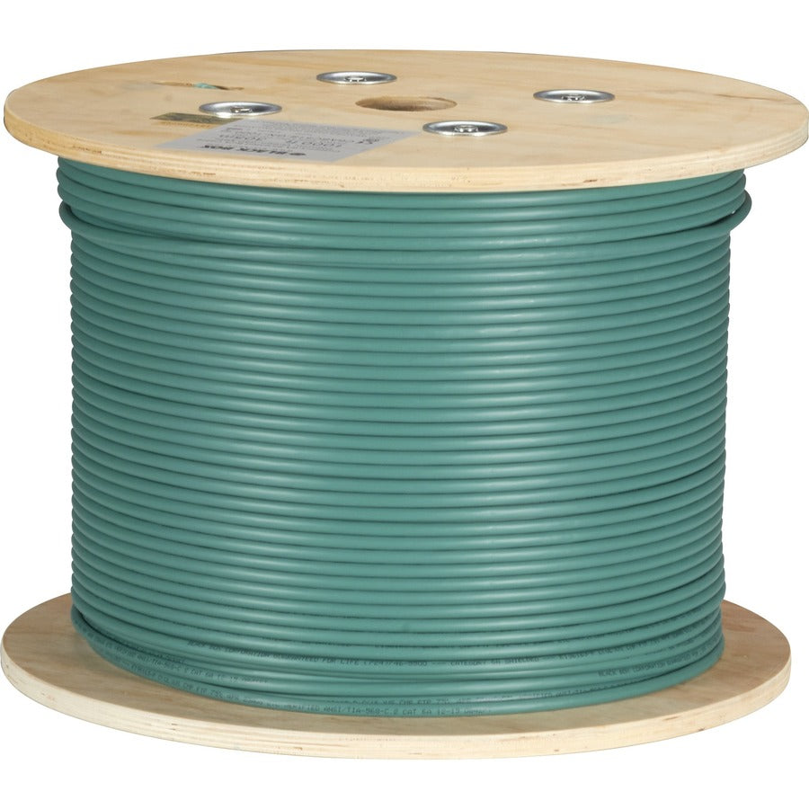 1000Ft Cat6A 650Mhz Solid Bulk,Cable Utp Cmp Green