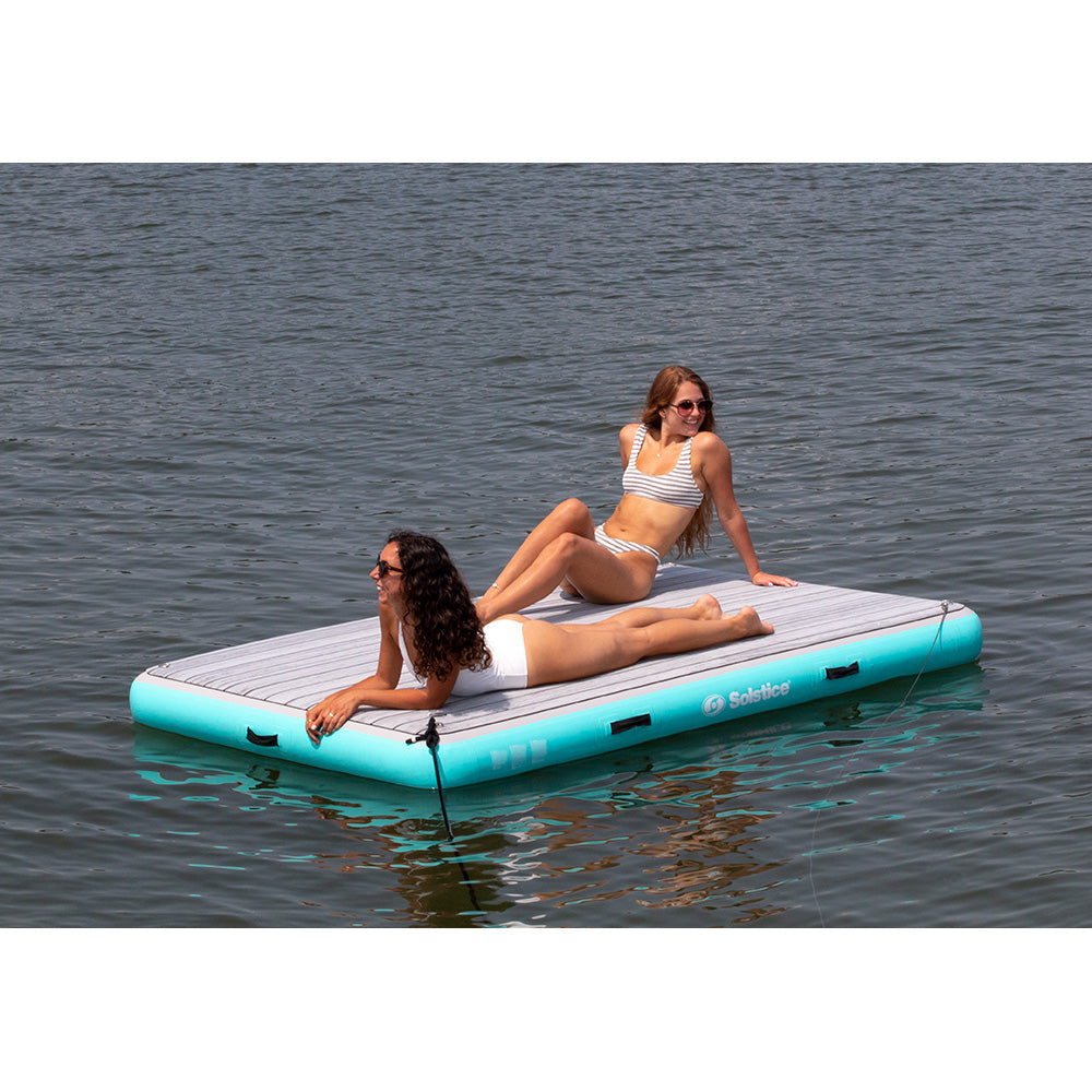 Solstice Watersports 8&#39; x 5&#39; Luxe Dock w/Traction Pad &amp; Ladder