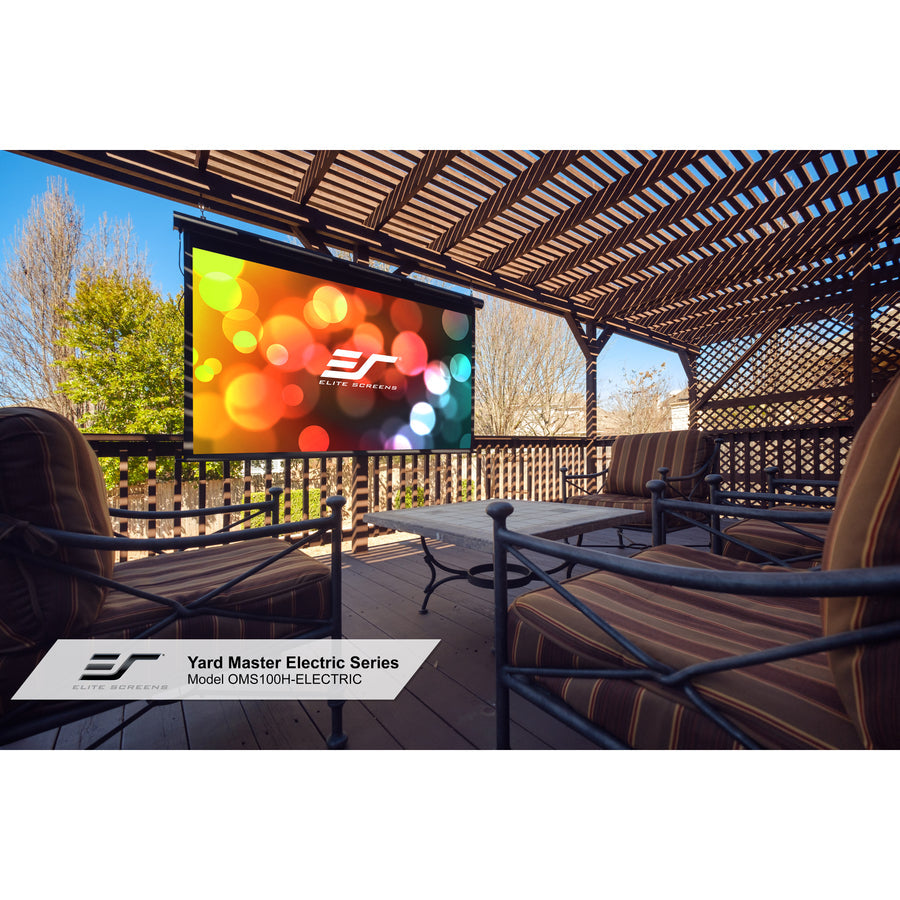 100In Diag Yard Master Electric,Outdoor 16:9 Screen