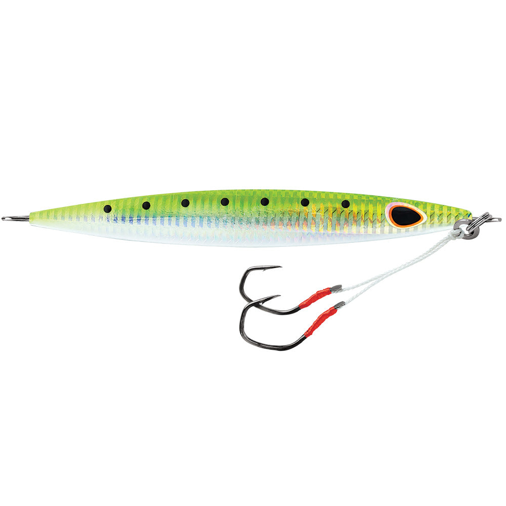 Williamson Kensaki 120 Jig - 5.25" - 4.25oz - UV Green Sardine Zebra