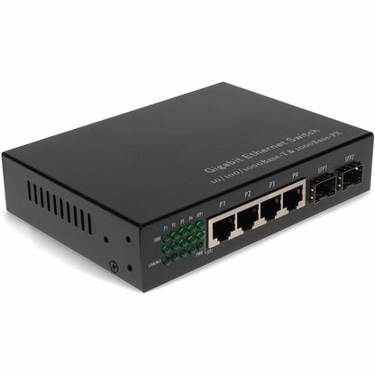 Addon 4 10/100/1000Base-Tx(Rj-45) To 2X Open Sfp Gigabit Ethernet Switch