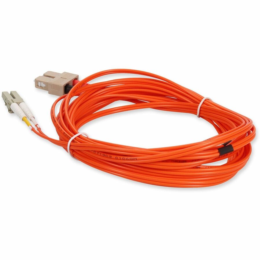 Addon Networks 1M Mmf Lc/Sc Fibre Optic Cable Orange