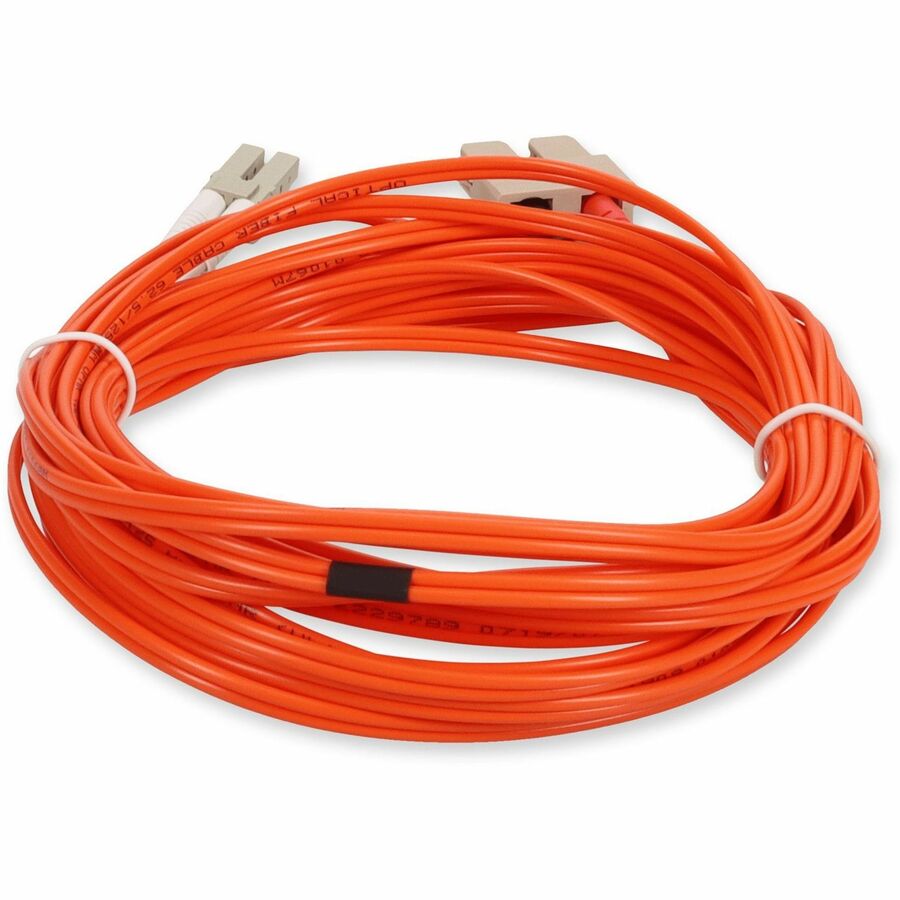 Addon Networks 1M Mmf Lc/Sc Fibre Optic Cable Orange