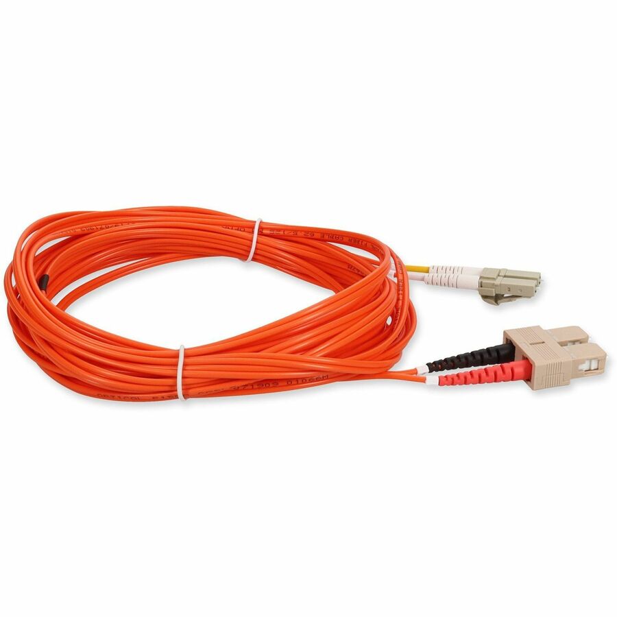 Addon Networks 1M Mmf Lc/Sc Fibre Optic Cable Orange