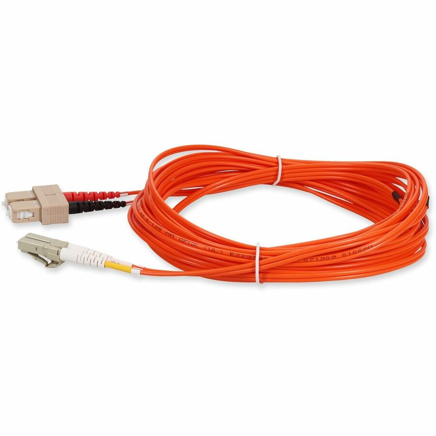 Addon Networks 1M Mmf Lc/Sc Fibre Optic Cable Orange