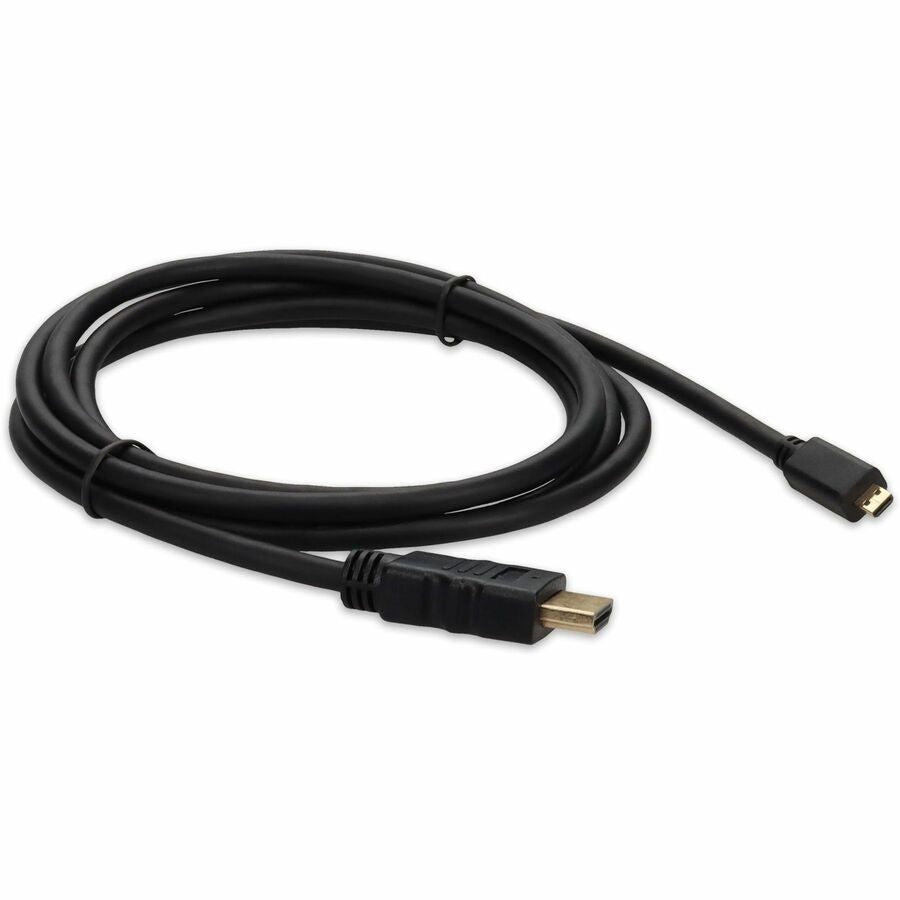 Addon Networks Hdmi To Microhdmi, M/M, 1M Hdmi Cable Hdmi Type A (Standard) Hdmi Type D (Micro) Black