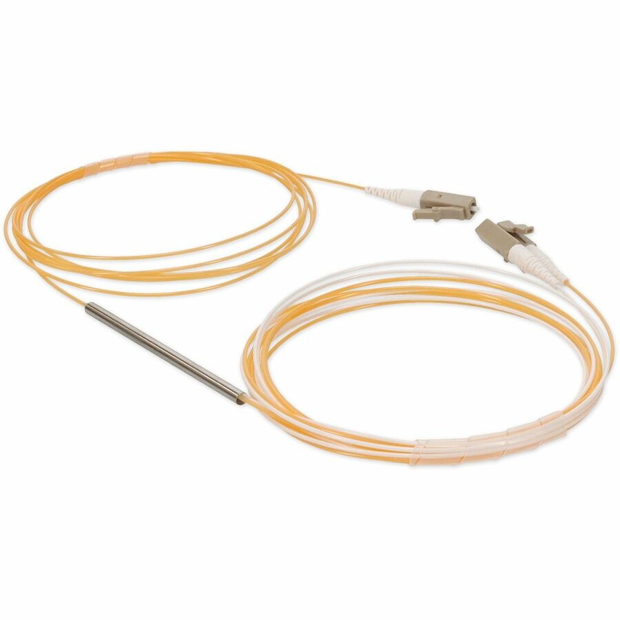 AddOn 3m LC (Male) to 2xLC (Male) Orange OM2 Simplex Fiber Splitter Cable With 50/50 Ratio ADD-CS-1X2553MMLC