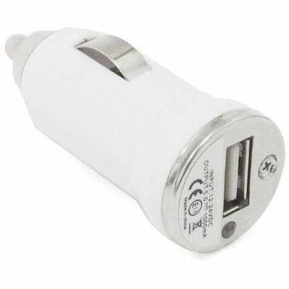 4Xem Universal Usb Car Charger For Iphone/Ipod/Usb Devices (White)