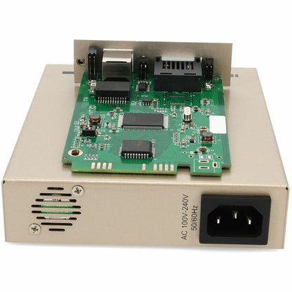 AddOn 10/100/1000Base-TX(RJ-45) to 1000Base-LX(SC) SMF 1310nm 20km Standalone Media Converter Card Kit ADD-MCC1GSM20-SK