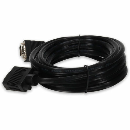 5Pk 15Ft Vga Male To Vga Male Black Cables For Resolution Up To 1920X1200 (Wuxga)