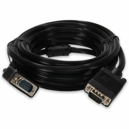 5Pk 15Ft Vga Male To Vga Male Black Cables For Resolution Up To 1920X1200 (Wuxga)