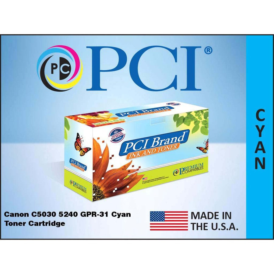 PCICASE Toner Cartridge - Alternative for Canon (C5030,C5240) - Cyan Pack 2794B003AA-PCI