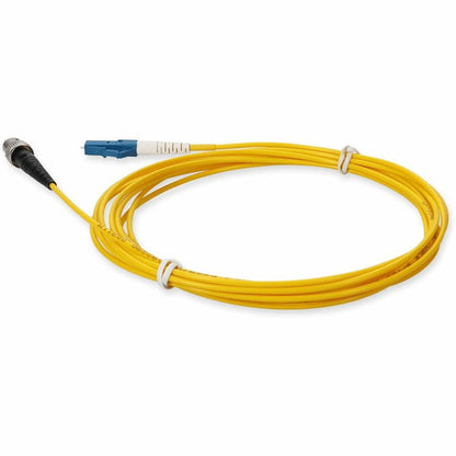 AddOn 2m LC (Male) to ST (Male) Yellow OS2 Simplex Fiber OFNR (Riser-Rated) Patch Cable ADD-ST-LC-2MS9SMF