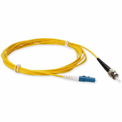 AddOn 2m LC (Male) to ST (Male) Yellow OS2 Simplex Fiber OFNR (Riser-Rated) Patch Cable ADD-ST-LC-2MS9SMF