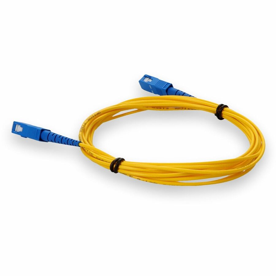 AddOn 5m SC (Male) to SC (Male) Yellow OS2 Simplex Fiber OFNR (Riser-Rated) Patch Cable ADD-SC-SC-5MS9SMF