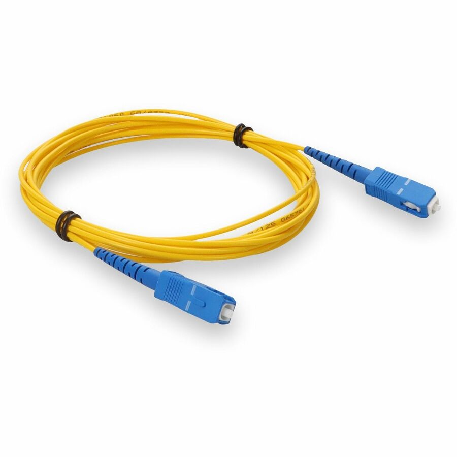 AddOn 5m SC (Male) to SC (Male) Yellow OS2 Simplex Fiber OFNR (Riser-Rated) Patch Cable ADD-SC-SC-5MS9SMF