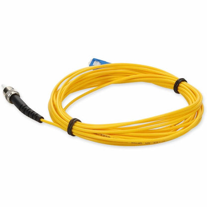 AddOn 2m SC (Male) to ST (Male) Yellow OS2 Simplex Fiber OFNR (Riser-Rated) Patch Cable ADD-ST-SC-2MS9SMF