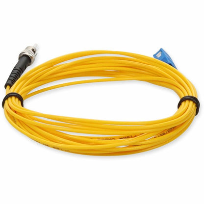 AddOn 2m SC (Male) to ST (Male) Yellow OS2 Simplex Fiber OFNR (Riser-Rated) Patch Cable ADD-ST-SC-2MS9SMF