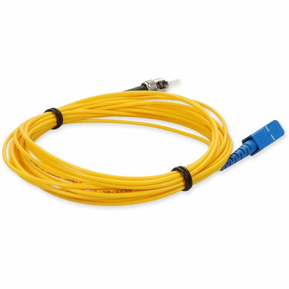 AddOn 2m SC (Male) to ST (Male) Yellow OS2 Simplex Fiber OFNR (Riser-Rated) Patch Cable ADD-ST-SC-2MS9SMF