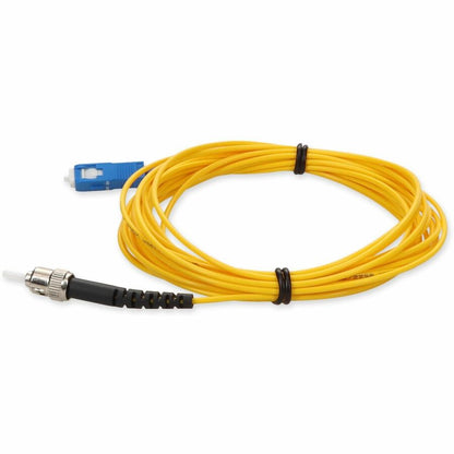 AddOn 2m SC (Male) to ST (Male) Yellow OS2 Simplex Fiber OFNR (Riser-Rated) Patch Cable ADD-ST-SC-2MS9SMF