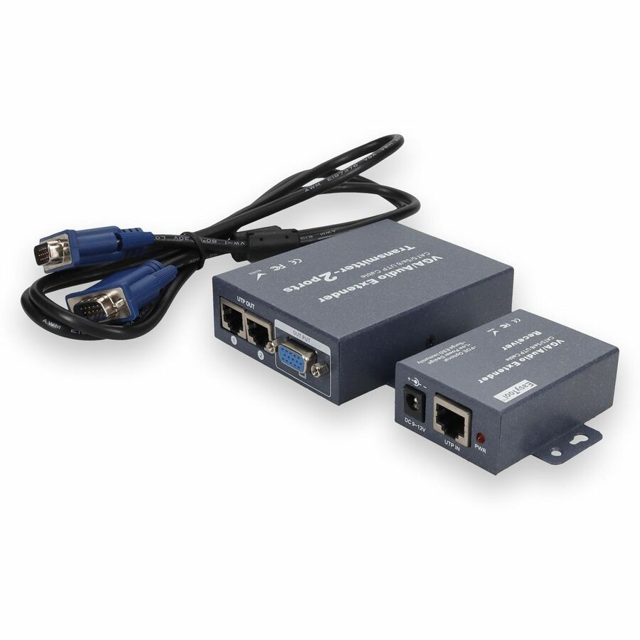 Addon Networks Vgacat5Extender Av Extender Av Transmitter & Receiver Black