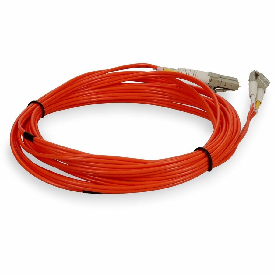 AddOn 8m LC (Male) to LC (Male) Orange OM1 Duplex Fiber OFNR (Riser-Rated) Patch Cable ADD-LC-LC-8M6MMF