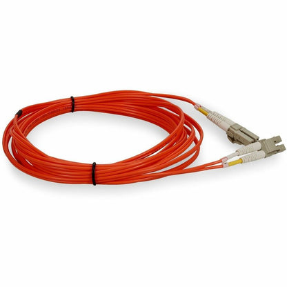 AddOn 8m LC (Male) to LC (Male) Orange OM1 Duplex Fiber OFNR (Riser-Rated) Patch Cable ADD-LC-LC-8M6MMF