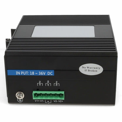 Addon 2 10/100Base-Tx(Rj-45) To 1 100Base-Lx(Sc) Smf 1310Nm 20Km Industrial Media Converter Switch