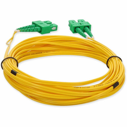 Addon 2M Asc (Male) To Asc (Male) Yellow Os2 Duplex Fiber Ofnr (Riser-Rated) Patch Cable