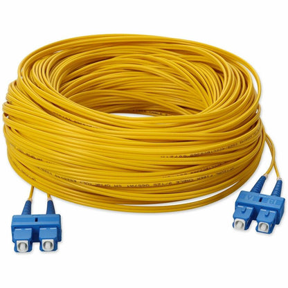 Addon 25M Sc (Male) To Sc (Male) Yellow Os2 Duplex Fiber Ofnr (Riser-Rated) Patch Cable