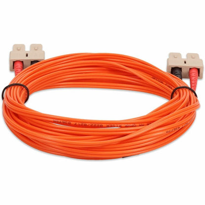 AddOn 4m SC (Male) to SC (Male) Orange OM1 Duplex Fiber OFNR (Riser-Rated) Patch Cable ADD-SC-SC-4M6MMF