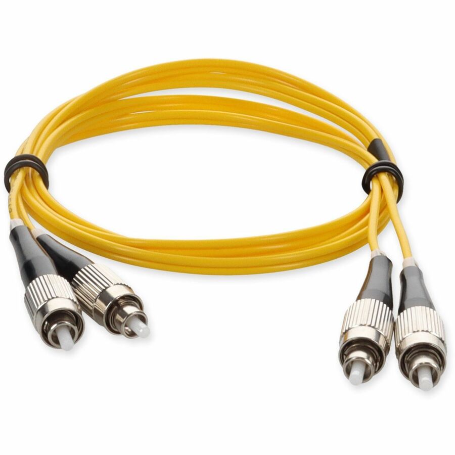 Addon 3M Fc (Male) To Fc (Male) Yellow Os2 Duplex Fiber Ofnr (Riser-Rated) Patch Cable