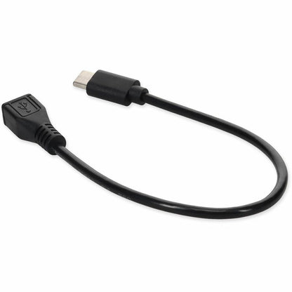 AddOn USB 3.1 (C) Male to Micro-USB 2.0 (B) Female Black Adapter USBC2MUSB2FB