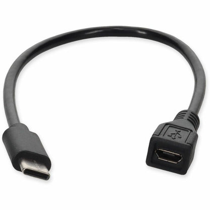 AddOn USB 3.1 (C) Male to Micro-USB 2.0 (B) Female Black Adapter USBC2MUSB2FB