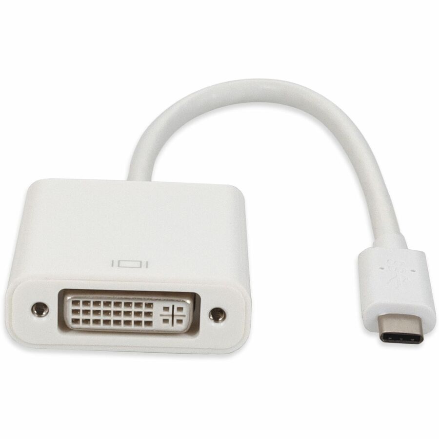 AddOn USB 3.1 (C) Male to DVI-I (29 pin) Female White Adapter USBC2DVIIW