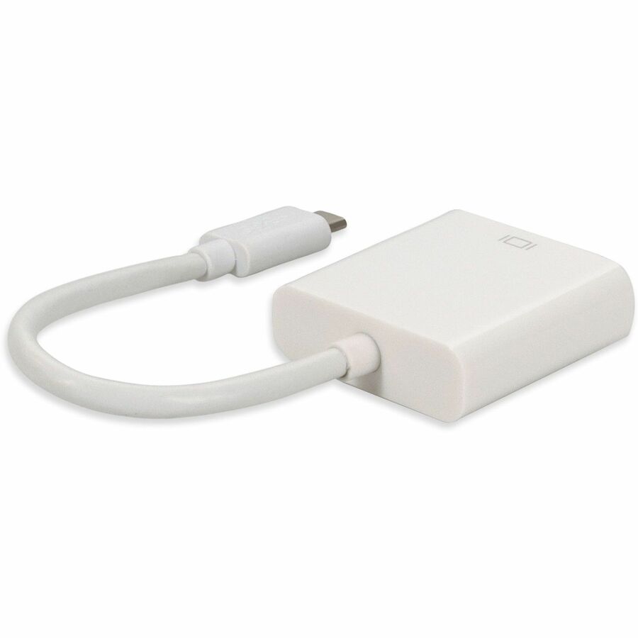 AddOn USB 3.1 (C) Male to DVI-I (29 pin) Female White Adapter USBC2DVIIW