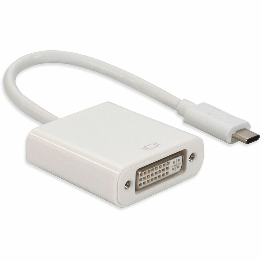 AddOn USB 3.1 (C) Male to DVI-I (29 pin) Female White Adapter USBC2DVIIW