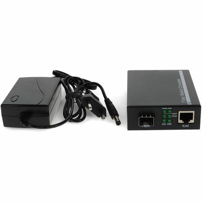 Addon Networks Add-Gmc-Sfp-Eu Network Media Converter 1000 Mbit/S Multi-Mode, Single-Mode Black